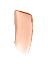 Smooth swipe of metallic champagne makeup, showing a luminous finish.